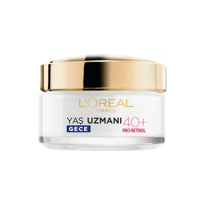 Loreal Paris Yaş Uzmanı 40+ Kırışıklık Karşıtı Sıkılaştırıcı Gece Kremi 50 ml - Melori