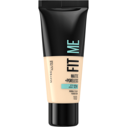 Maybelline New York Fit Me Matte+Poreless Fondöten - 100 Warm Ivory - Melori