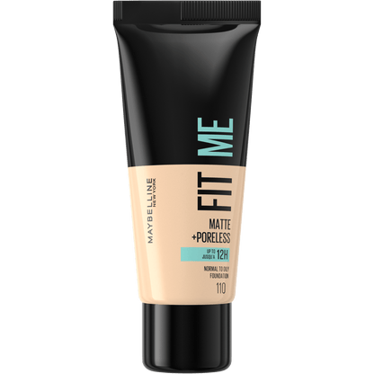 Maybelline New York Fit Me Matte+Poreless Fondöten - 110 Porcelain - Melori