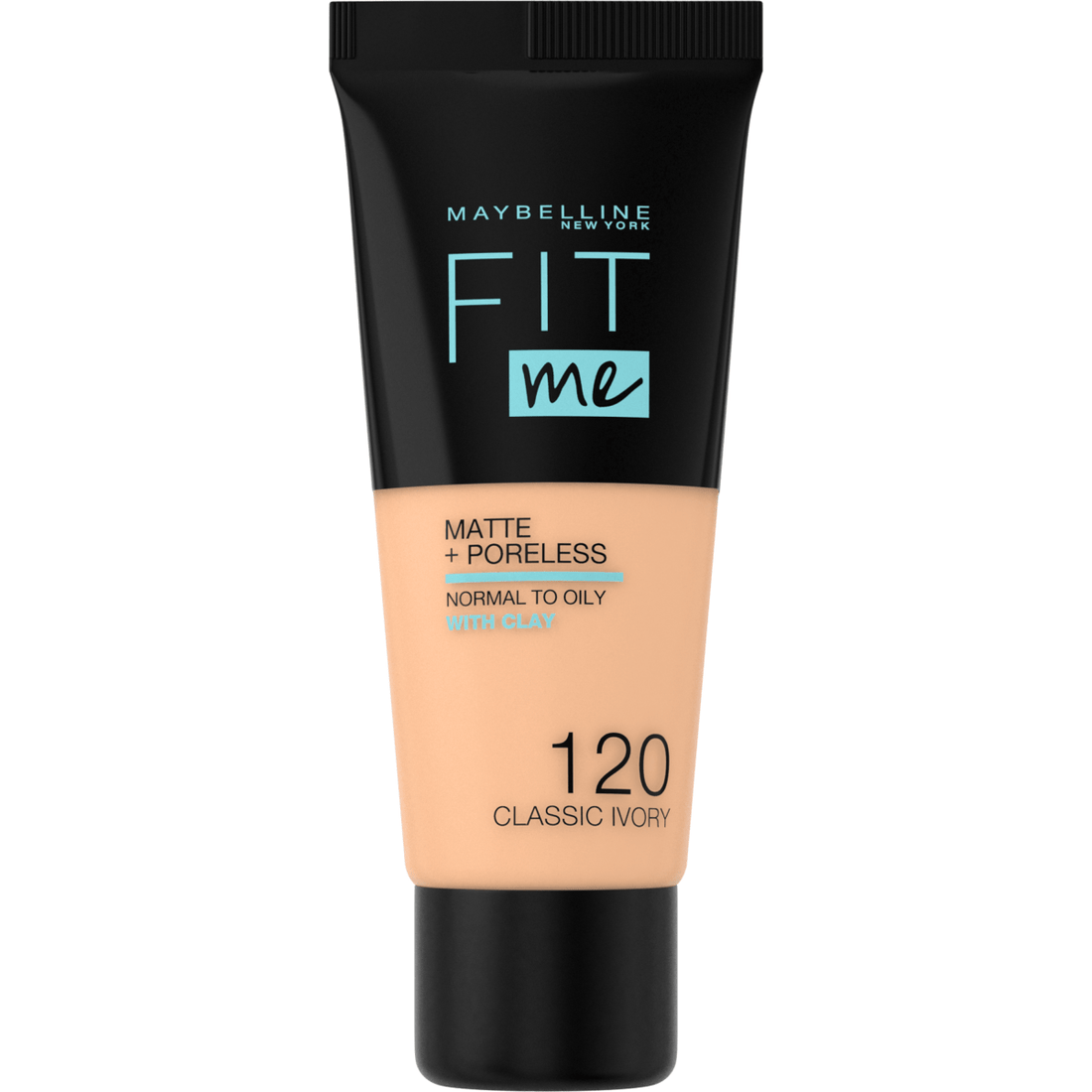 Maybelline New York Fit Me Matte+Poreless Fondöten - 120 Classic Ivory - Melori