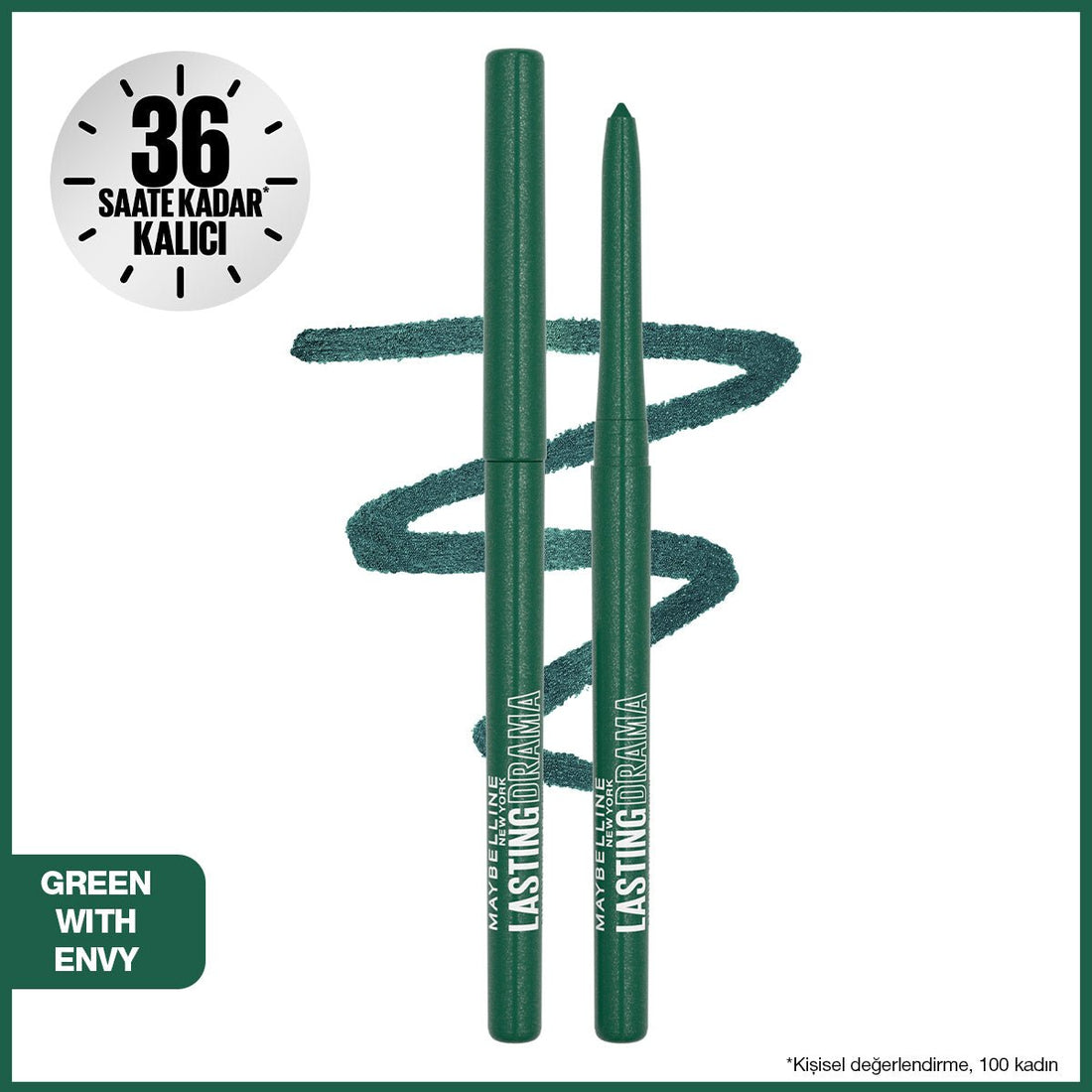 Maybelline New York Lasting Drama Automatic Liner Göz Kalemi - Green With Envy - Melori