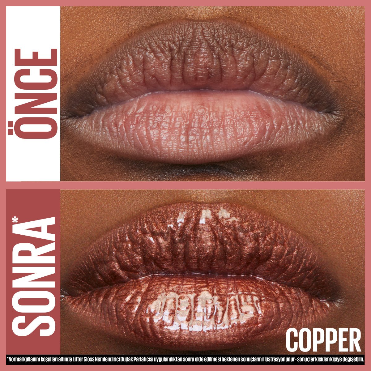Maybelline New York Lifter Gloss Nemlendirici Dudak Parlatıcısı - 017 COPPER - Melori