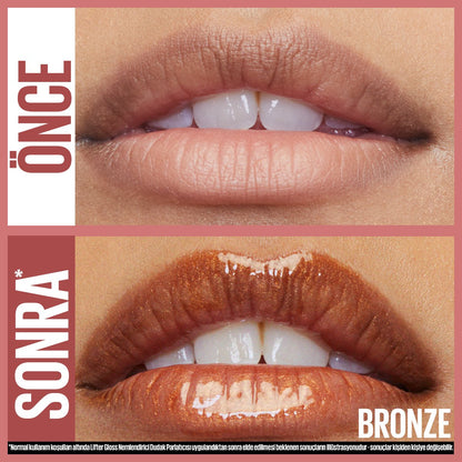 Maybelline New York Lifter Gloss Nemlendirici Dudak Parlatıcısı - 018 BRONZE - Melori