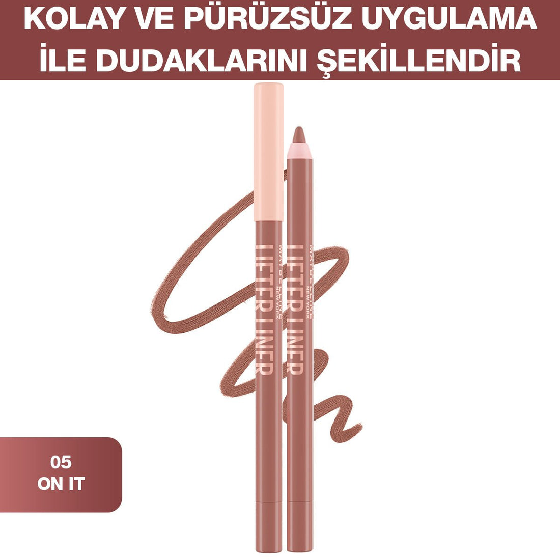 Maybelline New York Lifter Liner Dudak Kalemi - 05 On It - Melori