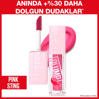 Maybelline New York Lifter Plump Dudak Parlatıcısı - 003 Pink Sting - Melori