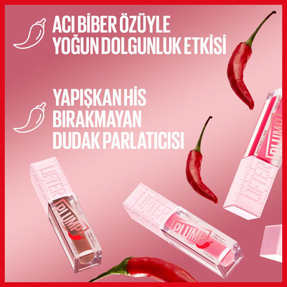 Maybelline New York Lifter Plump Dudak Parlatıcısı - 007 Cocoa Zing - Melori