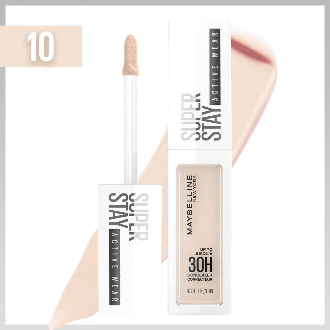 Maybelline New York Super Stay 30H Kapatıcı - 10 FAIR - Melori