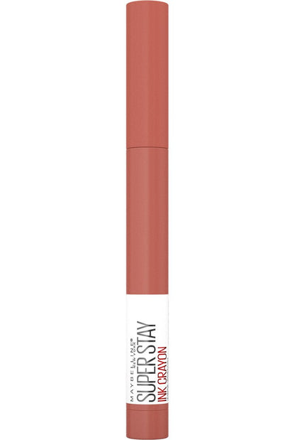 Maybelline New York Super Stay Ink Crayon Kalem Mat Ruj - Spiced Up - 100 Reach High - Melori