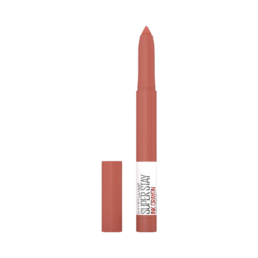 Maybelline New York Super Stay Ink Crayon Kalem Mat Ruj - Spiced Up - 100 Reach High - Melori