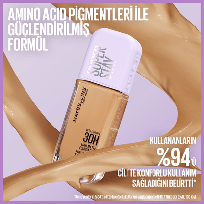 Maybelline New York Super Stay Lumi Matte Fondöten - 132 - Melori