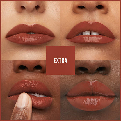 Maybelline New York Super Stay Vinyl Ink Uzun Süre Kalıcı Likit Parlak Ruj 130 Extra - Melori