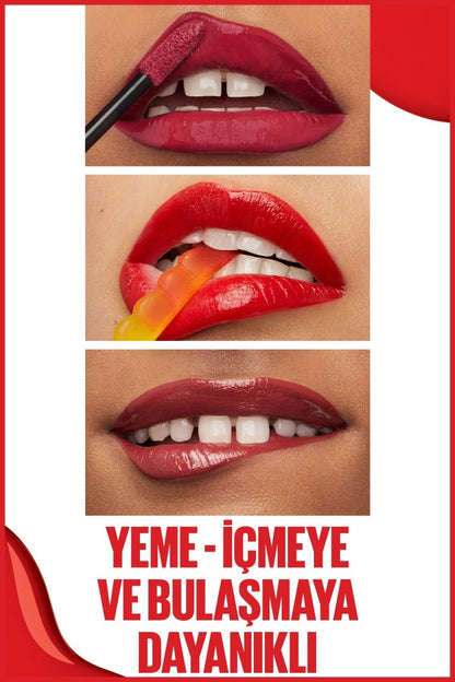 Maybelline New York Super Stay Vinyl Ink Uzun Süre Kalıcı Likit Parlak Ruj 20 Coy - Melori