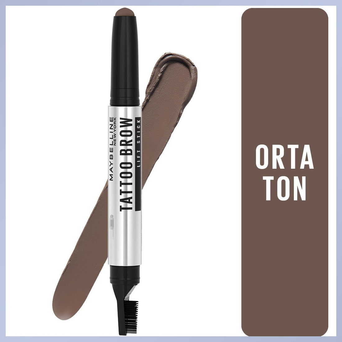 Maybelline New York Tattoo Brow Lift Kaş Kalemi - 03 Medium Brown (Orta Ton) - Melori