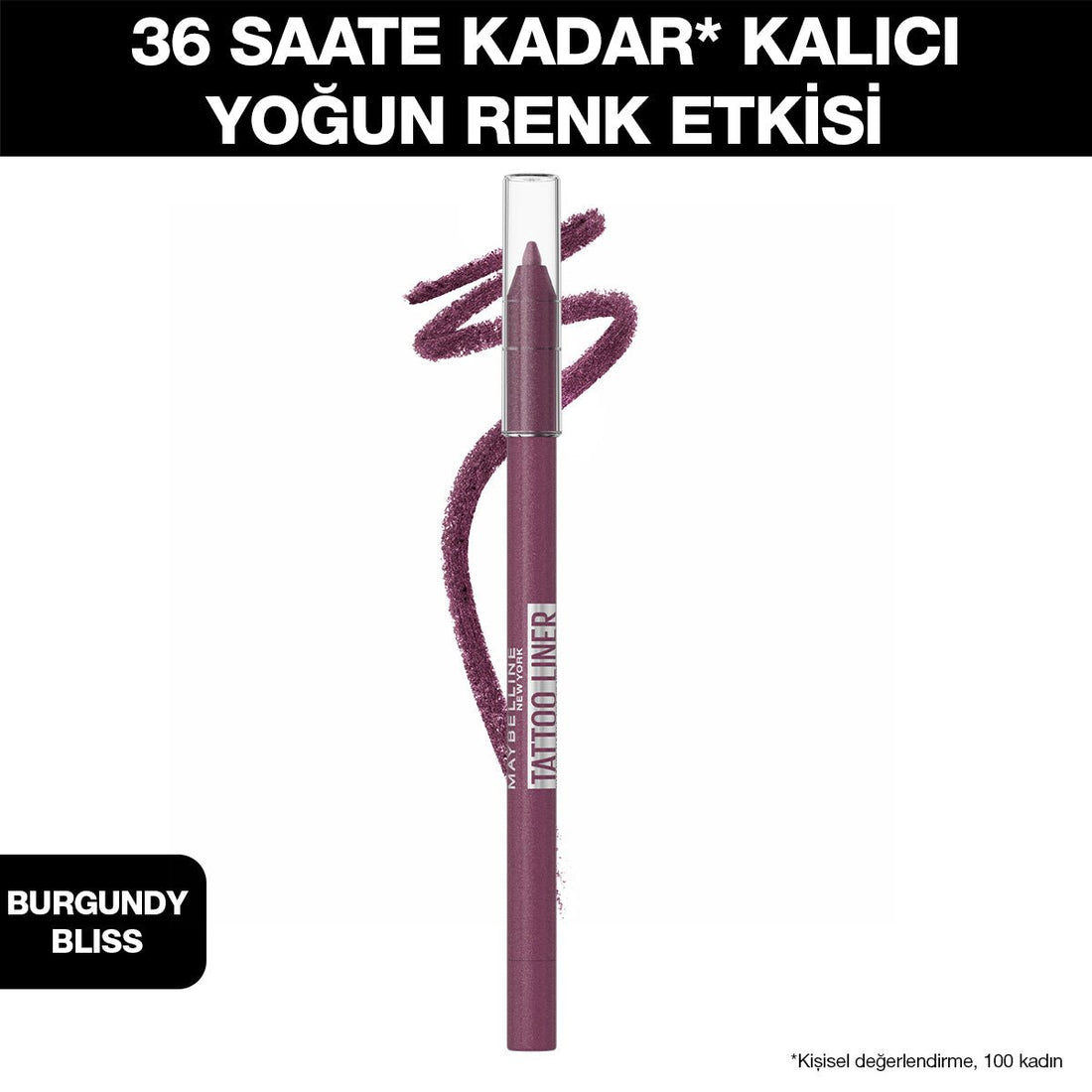 Maybelline New York Tattoo Liner Jel Göz Kalemi - Burgundy Bliss - Melori
