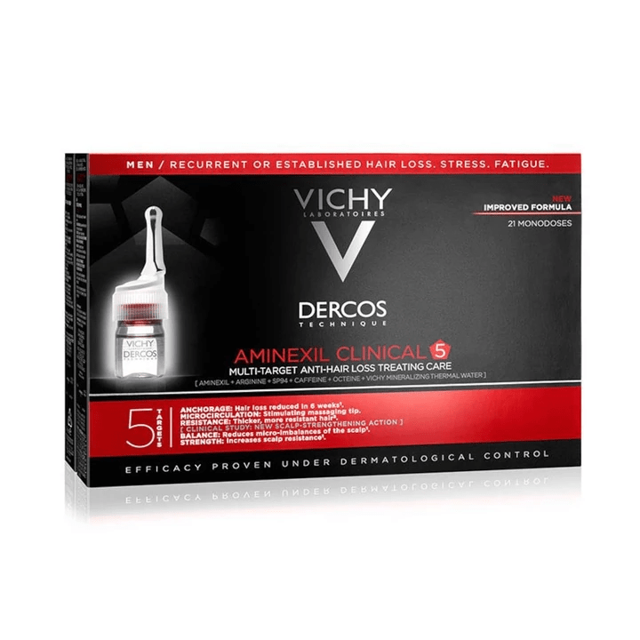 Vichy Dercos Aminexil Clinical 5 Men 21x6 ml Erkeklere Özel Dökülme Önleyici Serum - Melori