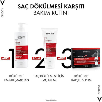 Vichy Dercos Energising Saç Dökülmesine Karşı Şampuan 400 ml - Melori